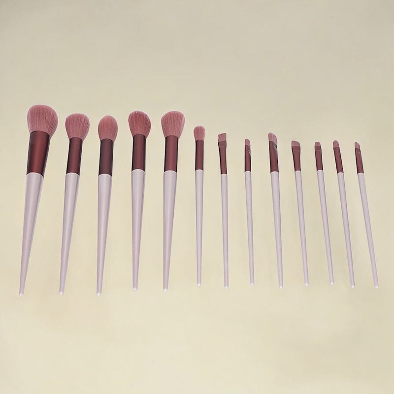 Kit 13 Pincéis de Maquiagem
