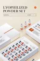 Facial  Serum Yeast Freeze-Dried Power Skin Care Set Shrink Pores Moisturizing Brighten Anti Aging Peptides Essence