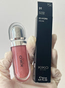 KIKO 3D Hydra Lipgloss Mirror Lip Glaze Shimmer Moisturizing Pearlescent Color Liquid Lip Gloss Plump Glossy Non Stick Cup Balm
